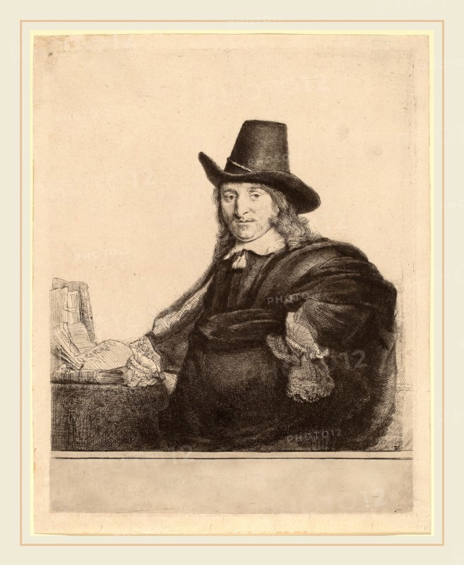 Rembrandt van Rijn (Dutch, 1606-1669), Jan Asselyn, c. 1647, etching, drypoint and burin