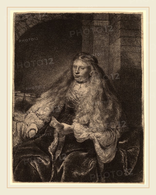 Rembrandt van Rijn (Dutch, 1606-1669), The Great Jewish Bride, 1635, etching on laid paper