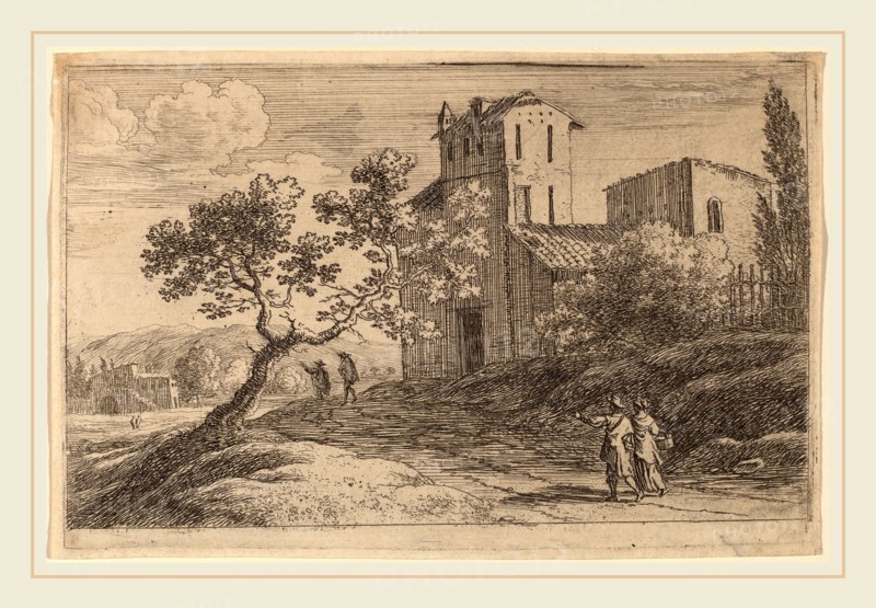 Herman van Swanevelt (Dutch, c. 1600-1655), The Bent Tree, etching