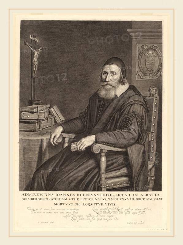 Jonas Suyderhoff after Hendrik Cornelisz van Vliet (Dutch, c. 1613-1686), Johannes Been, engraving