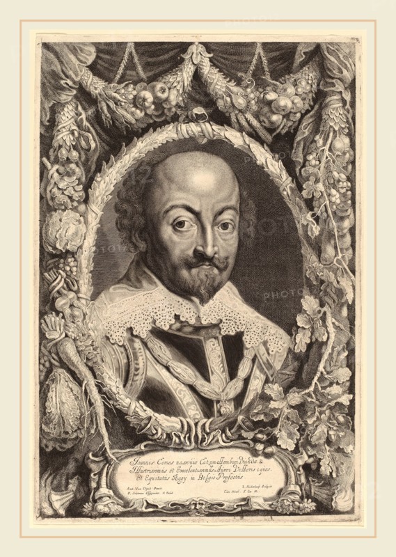 Jonas Suyderhoff after Sir Anthony van Dyck (Dutch, c. 1613-1686), John, Count of Nassau, 1650?, etching and engraving