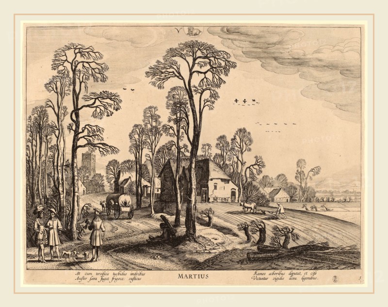 Jan van de Velde II (Dutch, 1593-1641), March, etching