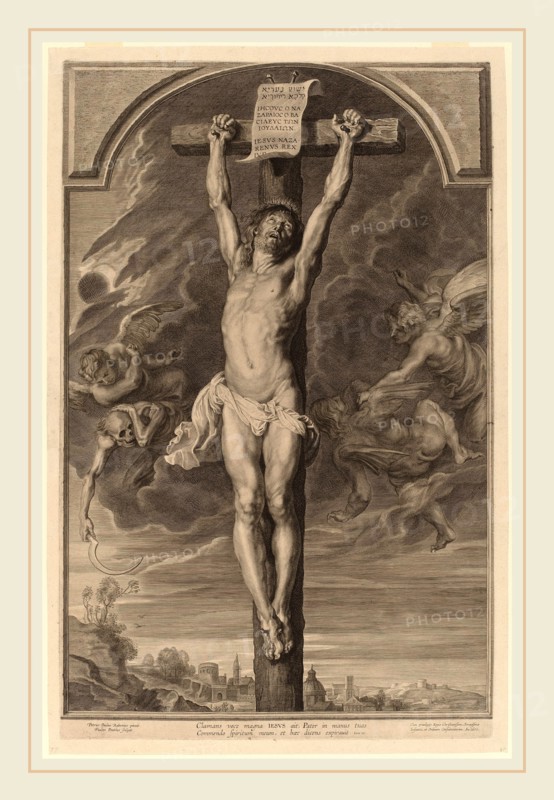 Paulus Pontius, after Sir Peter Paul Rubens (Flemish, 1603-1658), Christ on the Cross, 1631, engraving