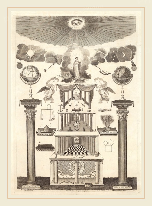 Thomas Kensett, The Master's Carpet, American, born England, 1786-1829, 1812, engraving