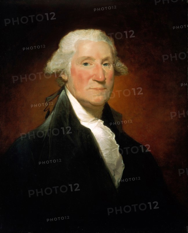 Gilbert Stuart, George Washington (Vaughan portrait), American, 1755-1828, 1795, oil on canvas
