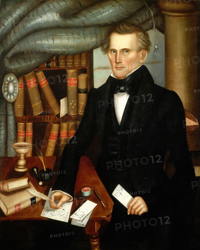 Horace Bundy, Vermont Lawyer, American, 1814-1883, 1841, oil on canvas