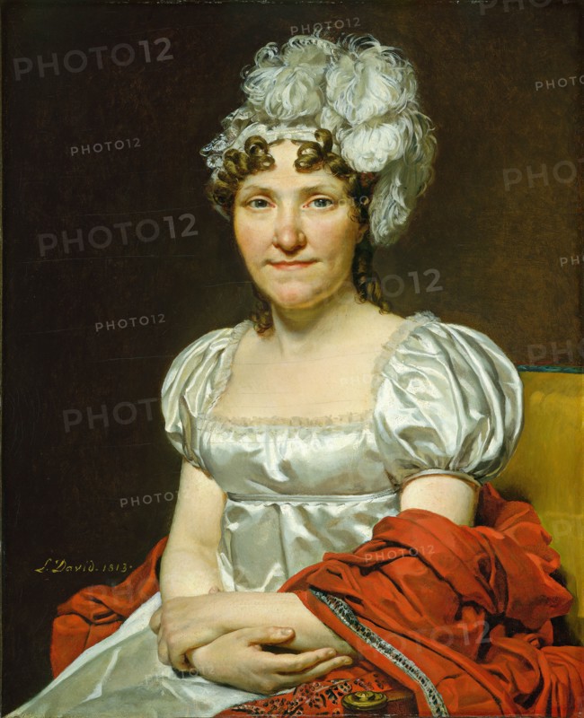 Jacques-Louis David (French, 1748-1825), Madame David, 1813, oil on canvas