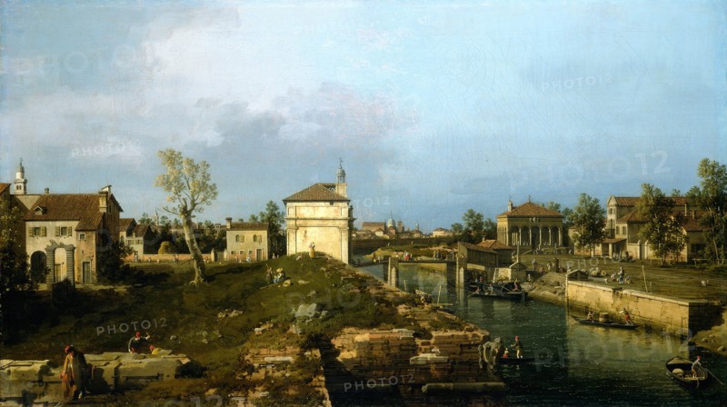 Canaletto (Italian, 1697-1768), The Porta Portello, Padua, c. 1741-1742, oil on canvas