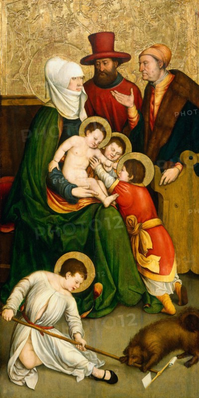 Bernhard Strigel, Saint Mary Cleophas and Her Family, German, 1460-1461-1528, c. 1520-1528, oil on panel
