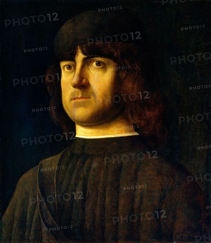 Alvise Vivarini, Portrait of a Man, Italian, 1442-1453-1503-1505, c. 1495, oil on panel