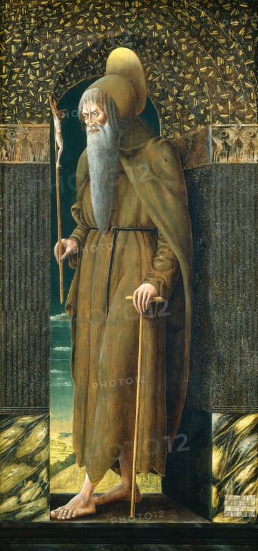 Francesco Benaglio, Saint Jerome, Italian, c. 1432-1492, c. 1470-1475, tempera on panel