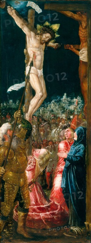 Workshop of Hans Mielich, The Crucifixion, c. 1550-1575, oil on panel