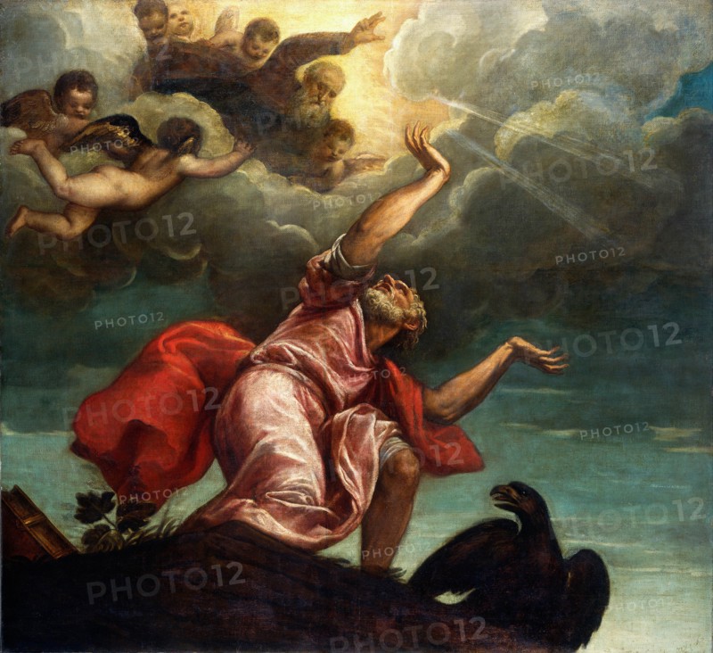 Titian, Saint John the Evangelist on Patmos, Italian, c. 1490-1576, c. 1547, oil on canvas
