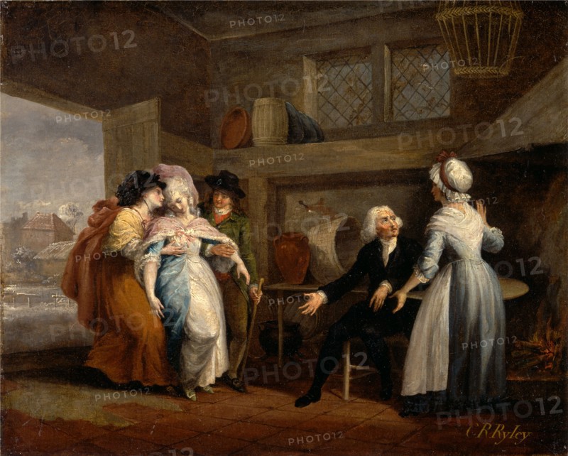 The Vicar of Wakefield,' Vol. II, Chap. III: The Return of Olivia Signed [in later hand?], lower right: "C. R. Ryley", Charles Reuben Ryley, 1752-1798, British