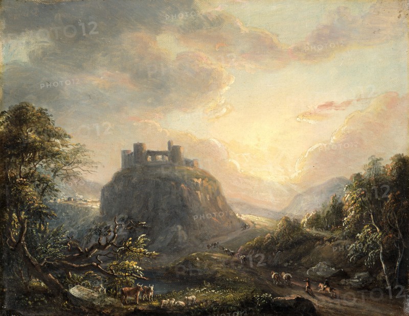 Landscape with a Castle Signed and dated, lower left: "P Sandby RA | [date illeg.]", Paul Sandby, 1731-1809, British