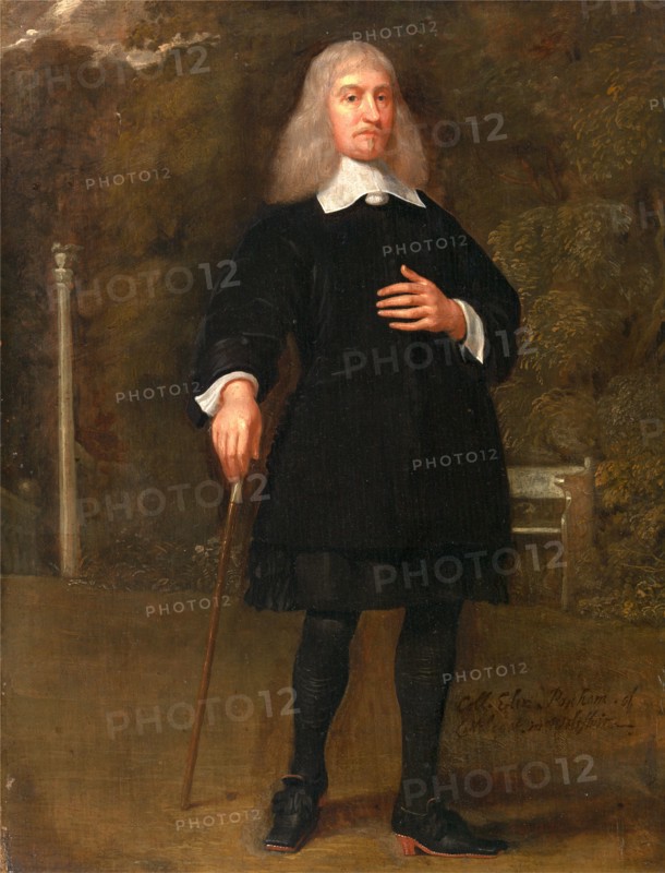 Colonel Alexander Popham, of Littlecote, Wiltshire Inscribed in brown paint, lower right: "Coll. Elix. Popham. of. Littlecote. Wiltshire", Abraham Staphorst, ca. 1638-1696, Dutch