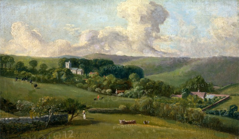 Osmington: A View to the Village, John Fisher, Bishop of Salisbury, 1748-1825