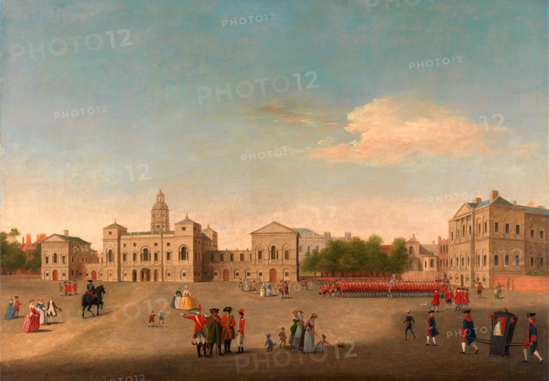 View of Horse Guards and Whitehall, London  unknown artist, 18th century, British