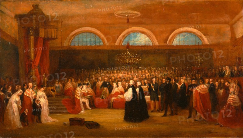 The Passing of the Great Emancipation Act, George Jones, 1786-1869, British