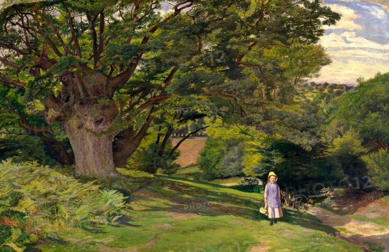 Hayes Common Signed and dated, lower right: "W. Millais 1853", William Henry Millais, 1828-1899, British