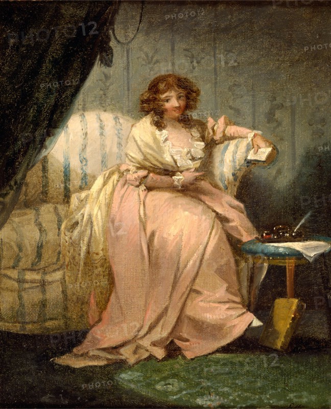 A Woman Called Anne, the Artist's Wife Signed in black paint, lower right: "GM", George Morland, 1763-1804, British