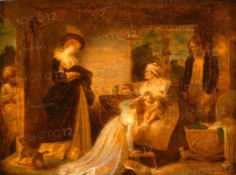 The Seven Ages of Man: The Infant, 'As You Like It,' II, vii, Robert Smirke, 1752-1845, British