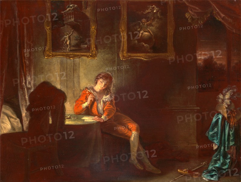 The Seven Ages of Man: The Lover, 'As You Like It,' II, vii, Robert Smirke, 1752-1845, British