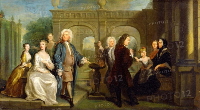 A Family Conversation Piece, Joseph Highmore, 1692-1780, British