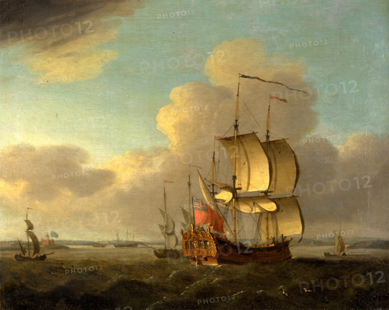Shipping in the Thames Estuary, Thomas Mellish, ca.1748-1782, British