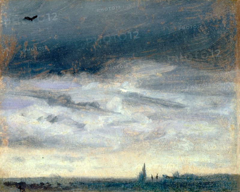 A Grey Day, Lionel Constable, 1828-1887, British