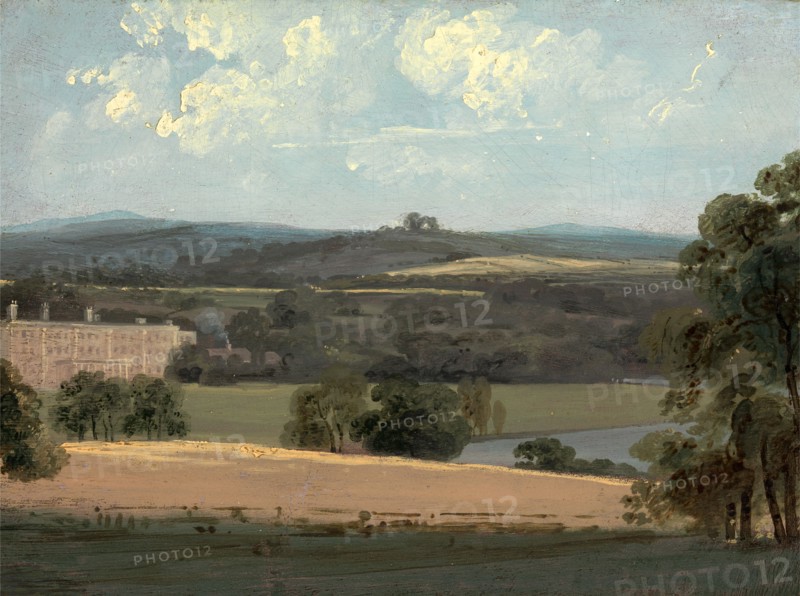 Trentham Park, Formerly attributed to John Constable
