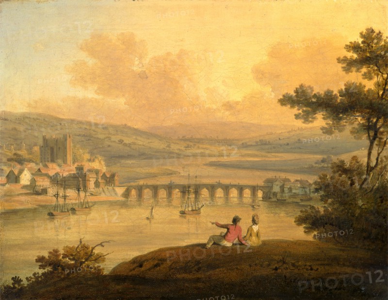 Rochester Inscribed in black paint, lower right: "View of Rochester | [...]" Signed and dated in black paint, lower right: "1799 Dayes", Edward Dayes, 1763-1804, British