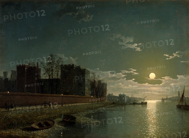 Lambeth Palace, London Signed and dated in black paint, lower right: "Henry Pether [1858]", Henry Pether, active 1828-1865, British