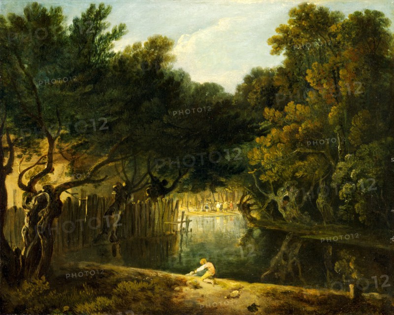 View of the Wilderness in St. James's Park, Richard Wilson, 1714-1782, British
