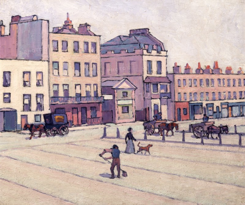 The Weigh House, Cumberland Market, Robert Polhill Bevan, 1865-1925, British