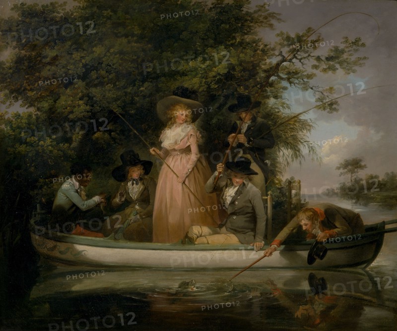 A Party Angling, George Morland, 1763-1804, British