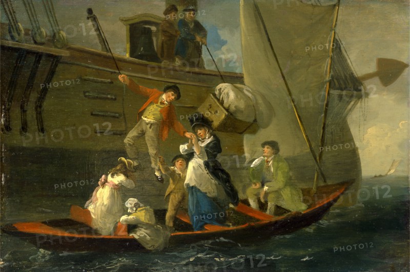 A Married Sailor's Adieu, Julius Caesar Ibbetson, 1759-1817, British