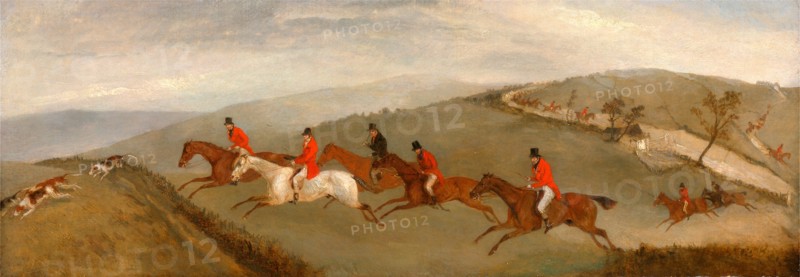 Foxhunting: The Few Not Funkers, Richard Barrett Davis, 1782-1854, British