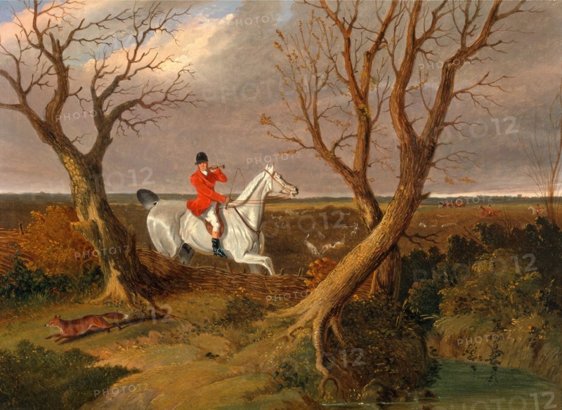 The Suffolk Hunt: Gone Away The Suffolk Hunt - Gone Away, John Frederick Herring, 1795-1865, British