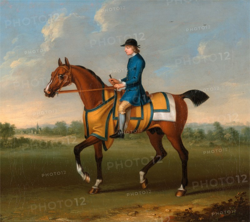 A Bay Racehorse with Jockey Up A Chestnut Racehorse with Jockey Up, James Seymour, 1702-1752, British