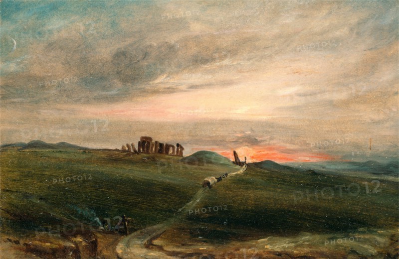 Stonehenge at Sunset, After John Constable, 1776-1837, British