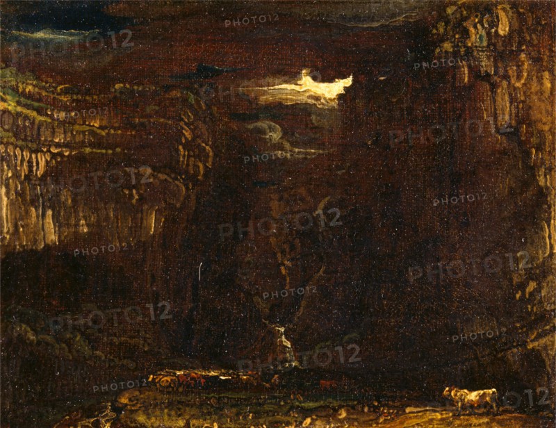 Sketch for 'Gordale Scar', James Ward, 1769-1859, British