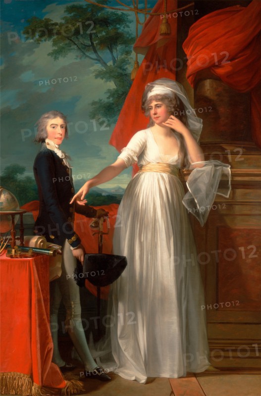 Margaret Callander and Her Son James Kearney Signed and dated, lower right: "JL mosnier 1795", Jean Laurent Mosnier, 1743/44-1808, French