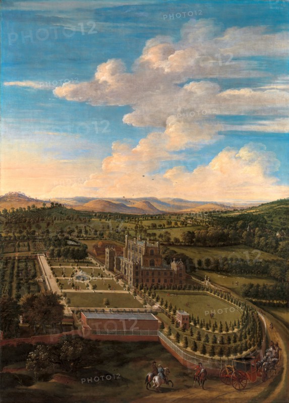 Wollaton Hall and Park, Nottinghamshire Wollaton Hall and Park Signed and dated in ocher color paint, lower left: "J. Siberechts-1697.", Jan Siberechts, 1627-ca. 1703, Flemish