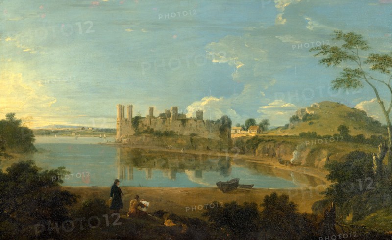 Caernarfon Castle Caernarvon Castle, Richard Wilson, 1714-1782, British