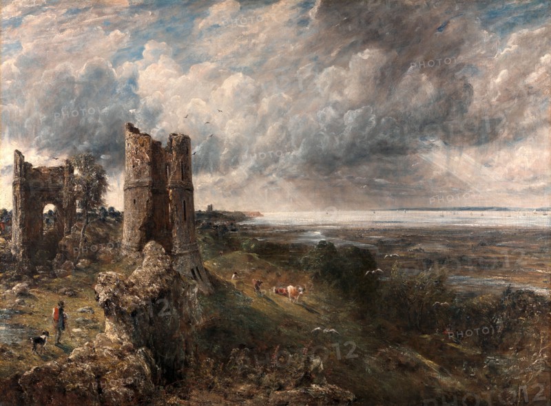Hadleigh Castle, The Mouth of the Thames--Morning after a Stormy Night Hadleigh Castle, John Constable, 1776-1837, British