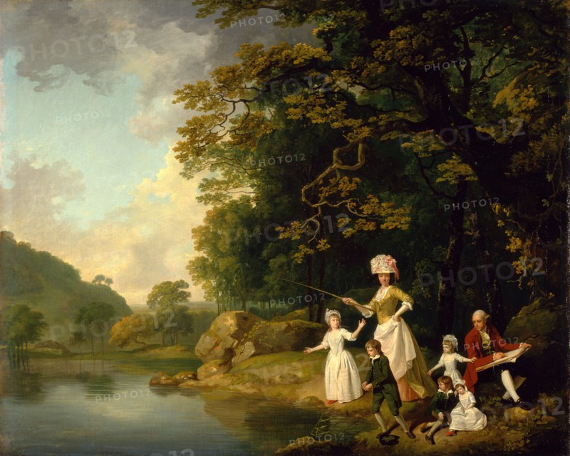 The Browne Family George and Mary Browne with their children George and Mary Browne with their five elder children, Francis Wheatley, 1747-1801, British