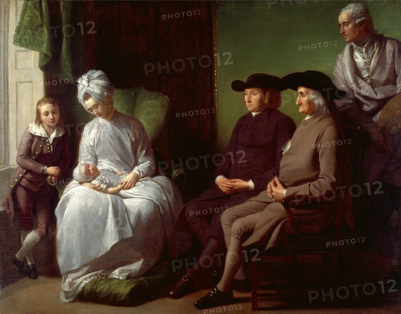 The Artist and His Family The Artist's Family The West Family Signed and dated, lower left: "B. West, 1770/72[?]" [mostly illegible], Benjamin West, 1738-1820, American