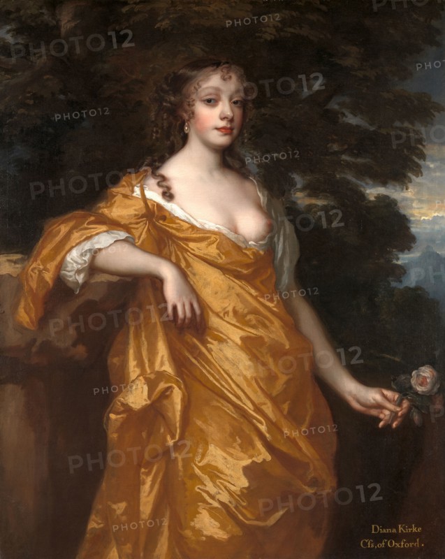 Diana Kirke, later Countess of Oxford Inscribed in ocher paint, lower right: "Diana Kirke | Cts, of Oxford.", Peter Lely, 1618-1680, Dutch