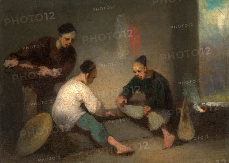 Chinese Gamblers, George Chinnery, 1774-1852, British